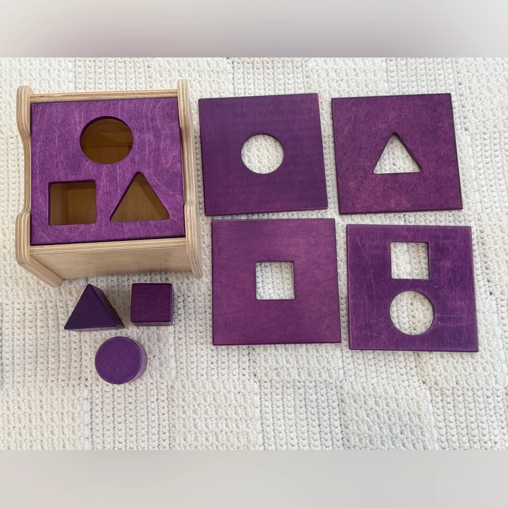Monti Kids Mailbox Wooden Shape Sorter